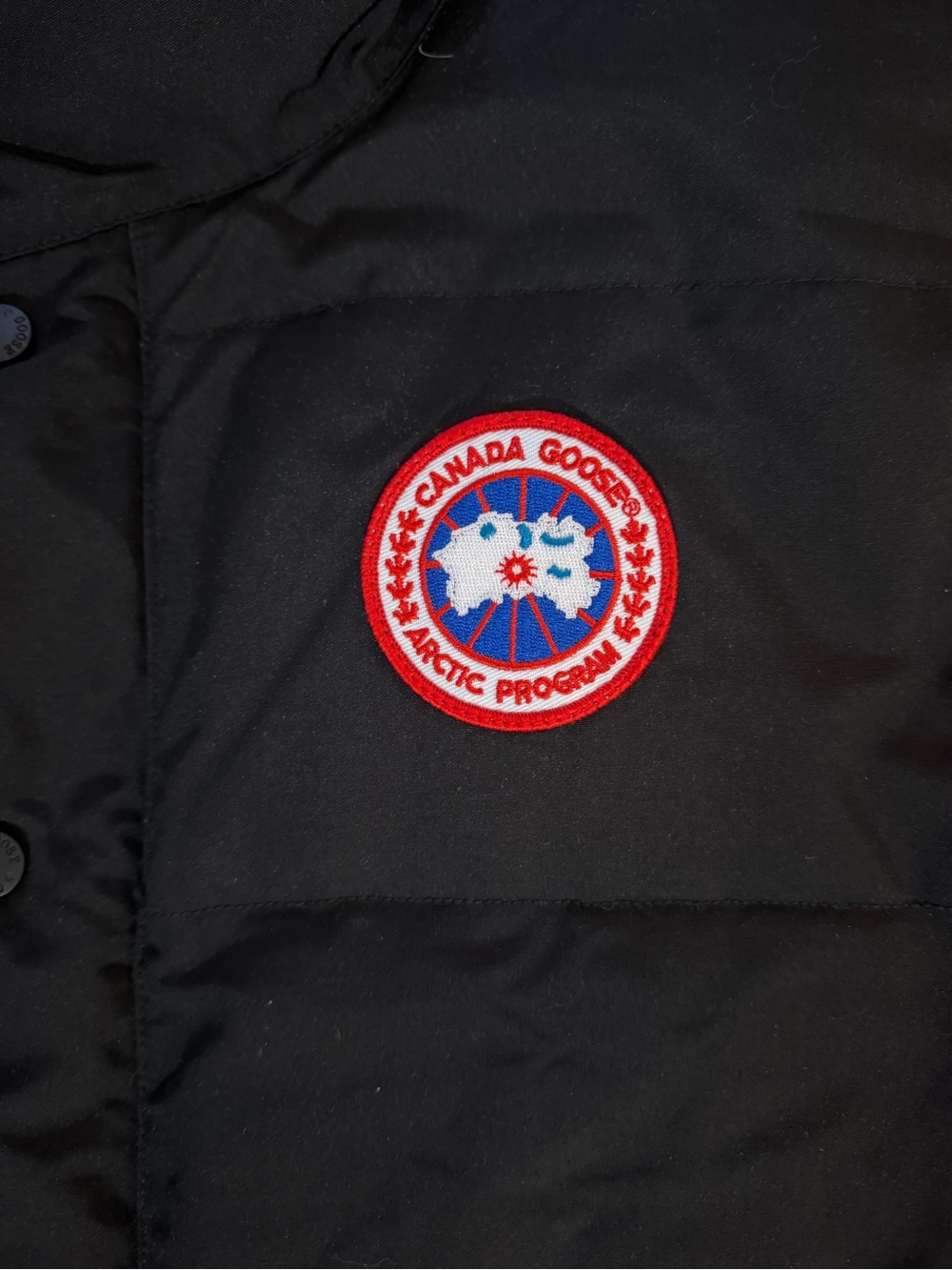Canada Goose Black Down Fill Vest - Picture 3 of 5